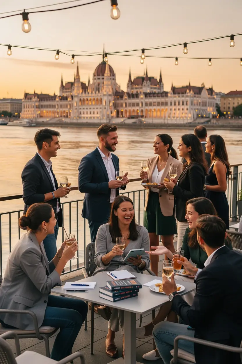 Grafika, amely bemutatja a havi költségvetés összeállításának lépéseit.